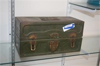 Vtg Metal Master "No-Tip" Utility Chest