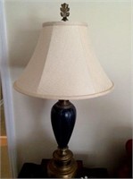 Brass and metal decorative lamp