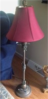 Fancy iron lamp, 44 in. high