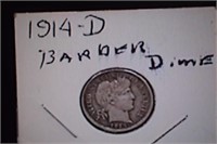 1914d Barber Dime