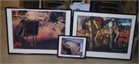 Three Framed Salvador Dali Prints