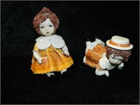 Signed Zampiva Italy Ceramic Girl Doll