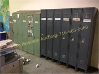 Floor length lockers