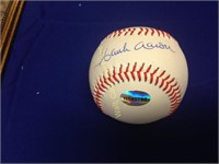 Hank Aaron Autographed Baseball