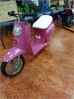 Pink childs razor electric scooter no charger