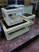 B3917 set of two end table one coffe table