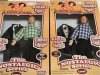 2 NEW IN THE PACKAGE-3 STOOGES BENDABLE FIGURES