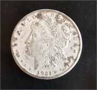 1921-s morgan silver dollar