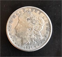 1921-s morgan silver dollar