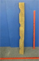 43inch long primitive piece of wood