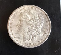 1880-0 morgan silver dollar