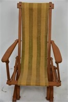 Childs Doll Folding Deck Chair