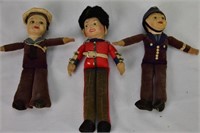 3 Original Norah Wellings Dolls