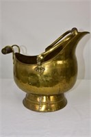 Large Brass Coal Scuttle