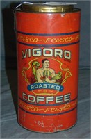 Rare. Vigoro Coffee Tin.