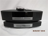 Bose wave music system and 4 disc cd player with