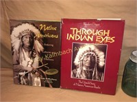 Indian themed hardback books-one is autographed
