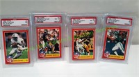 1985 Topps Graded NFL Star Set Card