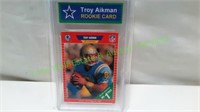 1989 Pro Set Troy Aikman Rookie Football Card