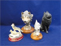 Wolf Statues