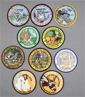 lot of 10 Ned Smith Center for Nature patches,
