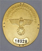German land custom sleeve insignia plate