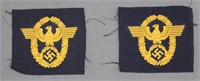 lot of 2 German Bevo water police patches