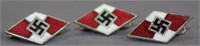 (3) Hitler Youth pins