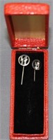 (2) SS stick pins