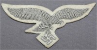 Luftwaffe Officer visor cap eagle in white summer