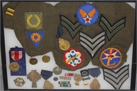 US Air Corps insignia, Naval Shooting medals &