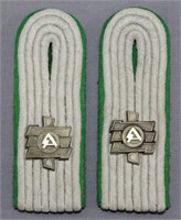 SA 1943 shoulder boards for military units drawn