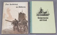 WWII German books on the wars at sea