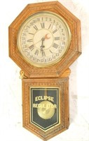 Eclipse Calendar Regulator Wall Clock