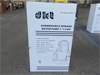 Submersible Sewage Water Pump 1.25 HP
