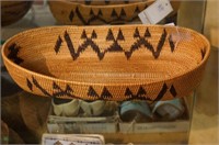 Vintage Paiute California oblong bowl
