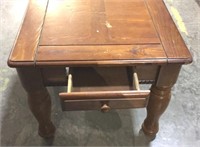 Wooden End Table w/ Drawer