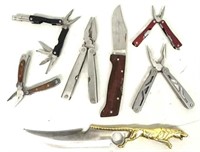 (5) Multi-Tools & (2) Knives