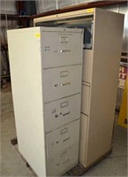 1-FIVE DRAWER LATERAL METAL FILING CABINET &