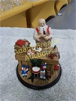 Norman Rockwell Santa's workshop figurine