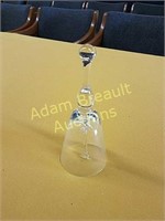 6 inch clear glass Bell