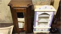 Small jewelry cabinet with 8 drawers & cabinet