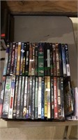 Box of about 45 movie DVDs , (576)