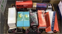 Tray & box of old radio tubes, RCA , Ruby,