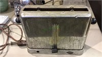 Vintage electric toaster, chrome plated