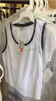 Group of 6 tennis playing tops, size small,