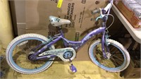 Purple Schwinn Deelite bicycle, 1 speed, 21 inch