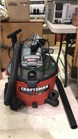 Craftsman wet dry vac, 6 1/4 hp, 210 mile an hour