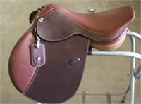 HDR Brown Leather 17 1/2" English Saddle - New