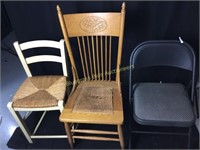 3 used chairs